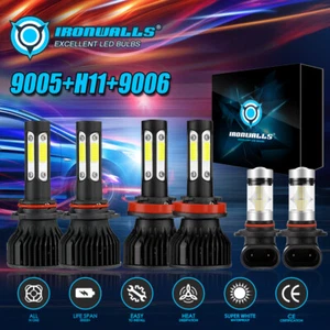 4-sides LED Headlight Hi/Low Fog Bulbs For Lexus RX330 2004-2006 RX350 2007-2009 - Picture 1 of 12