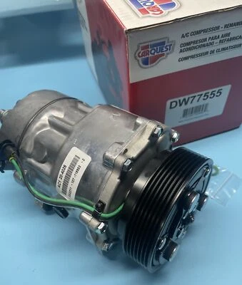 Carquest A/C Compressor 77555 Reman Sanden/Sankyo Sd7V16 With Clutch - Image 1 of 4