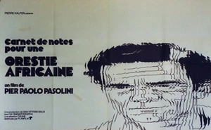 "CARNET DE NOTES POUR UNE ORESTIE AFRICAINE" Affiche orig 1970 (PASOLINI) 100x60 - Picture 1 of 1