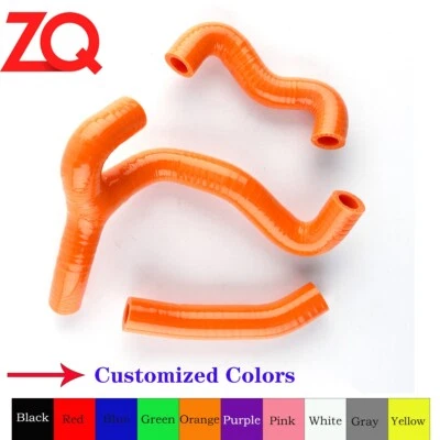 Manguera de refrigeración de radiador de silicona naranja de alta calidad para KTM 50SX 50 SX 2012-2017 Foto 1 de 4