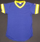 Wilson A4795 Royal V-Neck Throwback Jersey Youth (RGWG)