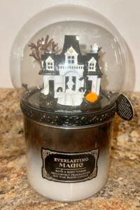 Bath & Body Works EVERLASTING MAGIC 3 stoppino candela Halloween cupola globo coperchio nuovo con scatola - Foto 1 di 8