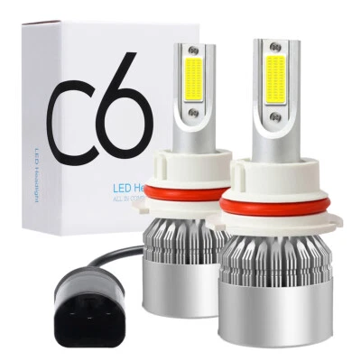 2x 9004 HB1 LED Headlight Kit Bulbs High Low Beam 120W 80000LM 6500K Super White - Image 1 of 4