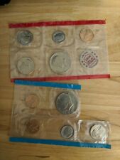 1971 US Mint uncirculated 10 coins + mint token, no envelope 