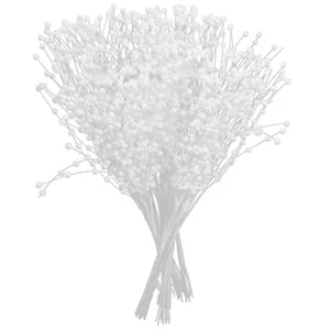 100 Stck. Künstliche Perle Spray Perlen Schnur Handarbeit DIY Blumen Handwerk Perlen Dekor - Bild 1 von 12