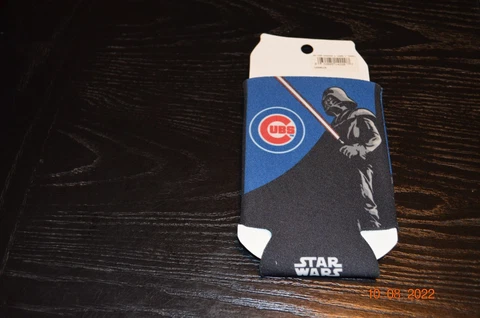 Chicago Cubs Darth Vader Can Cooler 12 oz. Star Wars Koozie Cover