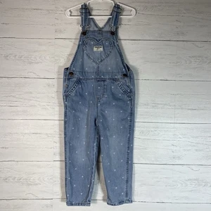 Mono vaquero corazón OshKosh B’gosh para niños, talla 4T pantalones de mezclilla 100 % algodón - Imagen 1 de 10