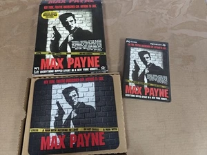 Max Payne (2001) Big Box gioco PC con mousepad limitato COMPLETO SPEDIZIONE GRATUITA! - Foto 1 di 5
