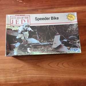 1983 MPC STAR WARS RETORNO DEL JEDI SPEEDER BICICLETA MODELO KIT SELLADO #1-1927 RARO - Imagen 1 de 13
