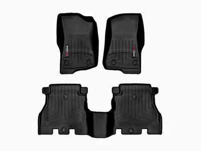 WeatherTech FloorLiner for 2023-2025 Jeep Wrangler 4-Door Rubicon 392 - Black - Image 1 of 4