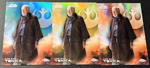 2025 Topps Chrome Star Wars Green /99 Lor San Tekka Blue /150 Refractor #82 - Picture 1 of 2