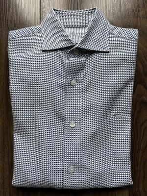 Harmont & Blaine Embossed Cotton Blue Mix BNWT RRP £119 - Image 1 of 4