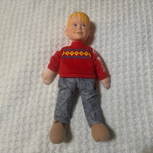 Vintage Home Alone 1991 sprechende Kevin Zugschnur Puppe 18 Zoll - Bild 1 von 3