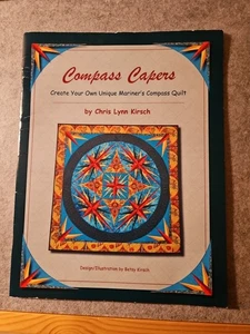 Compass Capers Create Own Mariner’s Compass Quilt Step By Step Author Signed - Bild 1 von 4