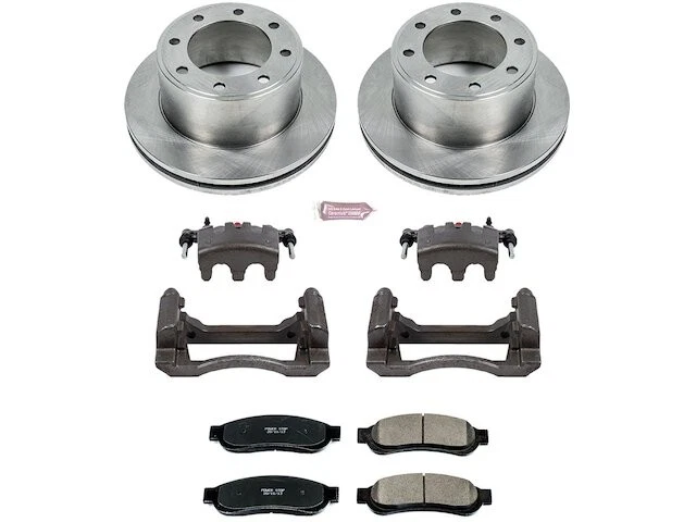 Kit de pastillas de freno trasero y rotor para Ford F350 Super Duty 2011 2010-2012 VG729QC Foto 1 de 1