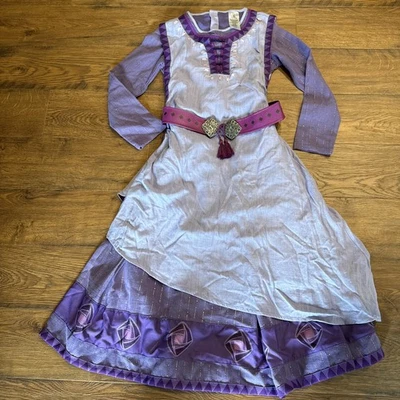 Authentic Disney Princess Asha Wish Purple Dress Costume Sz 10 - Image 1 of 4