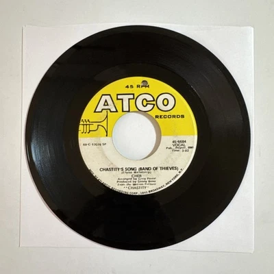 Cher Chastity's Song/Walk On Guilded Splinters 45rpm 7" Tested VG Foto 1 de 4