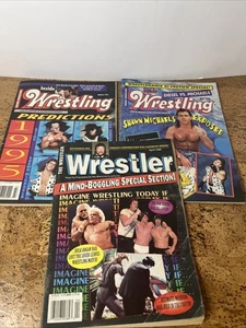 Inside Wrestling/The Wrestler 3 Magazine Lot- Mar, Apr, May 1995- HBK & Austin - Foto 1 di 11