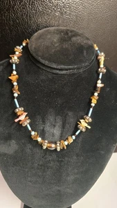 Vintage Native American Multi Stone Fetish handmade necklace - Picture 1 of 8