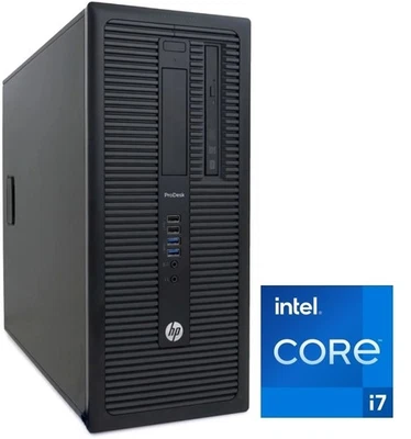 HP ProDesk 600 Computer PC - Intel Core i7 4,00Ghz | 32GB RAM | 1TB SSD | Win 11 - Bild 1 von 4