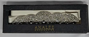 Brautgürtel Kristall Strass Brautkleid Amalee Accessoires beschädigt - Bild 1 von 10