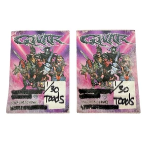 Gwar 2005 Mock The Vote Tour Working Crew Passes January 30th Toads Place RARE - Picture 1 of 3