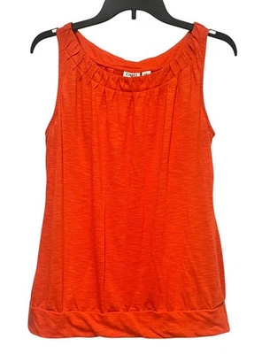 CATAO 大号橙色透明无袖背心衬衫轻便弹力 — 第 1/4 张图片