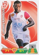 KARABOUE # IVORY COAST AS.NANCY TRADING CARDS ADRENALYN PANINI FOOT 2013