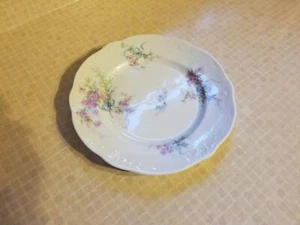 Vintage Syracuse China Pink Flowers 8" Dessert Plate - Picture 1 of 2