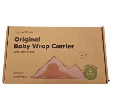 KeaBabies Original Baby Wrap Baby Carrier Stretchy Newborn Toddlers 7-35 Lbs Foto 1 de 3