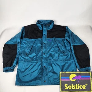 Vintage Solstice Gore-Tex Mens Jacket Size Large Green 90s Lightweight  - Picture 1 of 8