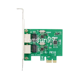 Dual Port Gigabit Ethernet PCI-E x1 Network Adapter Card NIC Realtek RTL8111 - Picture 1 of 4