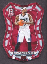 2015-16 Panini Spectra Basketball Red Die Cut #37 DeMarcus Cousins 18/25