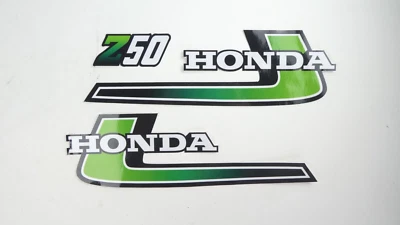 Tankemblem Set Honda Monkey Z50 J1 grün decal - Bild 1 von 2