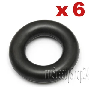6 x Auspuffgummi für Audi VW Mercedes Fiat Ford Haltering Abgasanlage - Bild 1 von 1