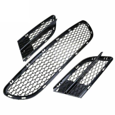 Front Lower Bumper Grille Fit For BMW 3 Series E90 325i 328i 09-2012 Black Mesh Foto 1 de 4