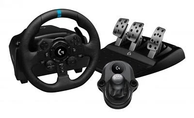 Logitech Simulatore di Guida Volante+Pedali+Cambio per PS5/PS4/PC/Mac 991-000531 - Immagine 1 di 4