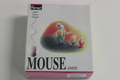 ARTEC AM820 3 BUTTON SERIAL MOUSE DB9F NEW OPEN BOX - Image 1 of 4