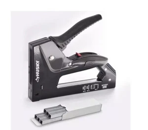 Husky Metall Tacker Set mit 1000 Stück 3/8 Zoll Heftklammer - Bild 1 von 1