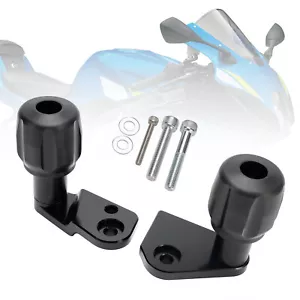 Marco de aluminio deslizadores contra choques protección negro apto para Suzuki GSX-R 1000 17-21 V1 - Imagen 1 de 11