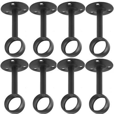 Barra de cortina Soporte de montaje en techo Soportes de barra de cortina Soportes de barra de cortina 8... Foto 1 de 4