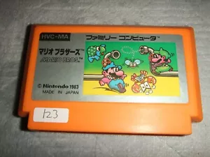 MARIO BROS. Nintendo Family computer FC NES 123 - Picture 1 of 2