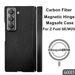 Genuine Carbon Fiber Magsafe Case For Samsung Galaxy Z Fold SE Matte Hinge Cover - Picture 1 of 27