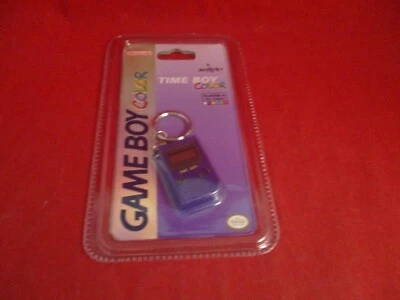 Grape Nintendo Game Boy Color Interact Time Boy Mini Console Keychain Clock NEW! - Image 1 of 2