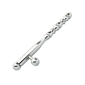 Eazy Rider Prince Albert Wand, Surgical Steel 4" Male Urethral Sounding PA Plug - Picture 1 of 2