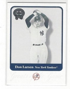 2001 GREATS OF THE GAME BASEBALL REGULAR SERIES SINGLES