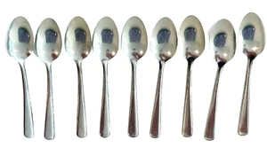 Set of 9 Thor Stainless Steel USA Demitasse Or Sugar Spoons 5 inch - Picture 1 of 5