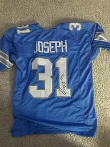 Kirby Joseph Autographed Detroit Lions Custom Football XL Jersey / JSA - Picture 1 of 1