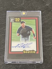JARRED KELENIC 2022 DONRUSS OPTIC RETRO 1981 SIGNATURES BLACK PRIZM 20/50