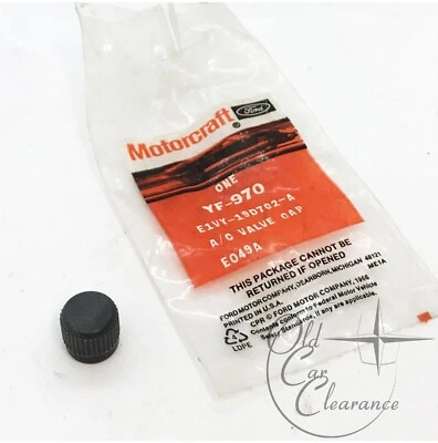 Lincoln Town Car 1982-1989 tapa de válvula lateral alta de aire acondicionado (E1VY19D702A, YF970) NOS Foto 1 de 4